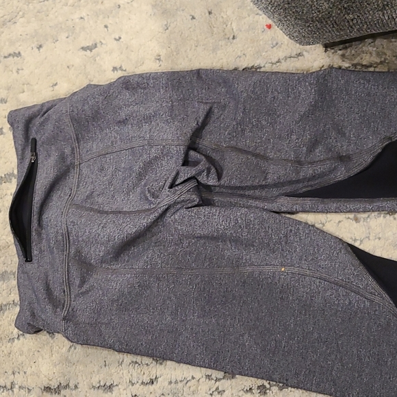Lululemon Pace Rival Crop *22" Heathered Black / Black - Picture 14 of 16